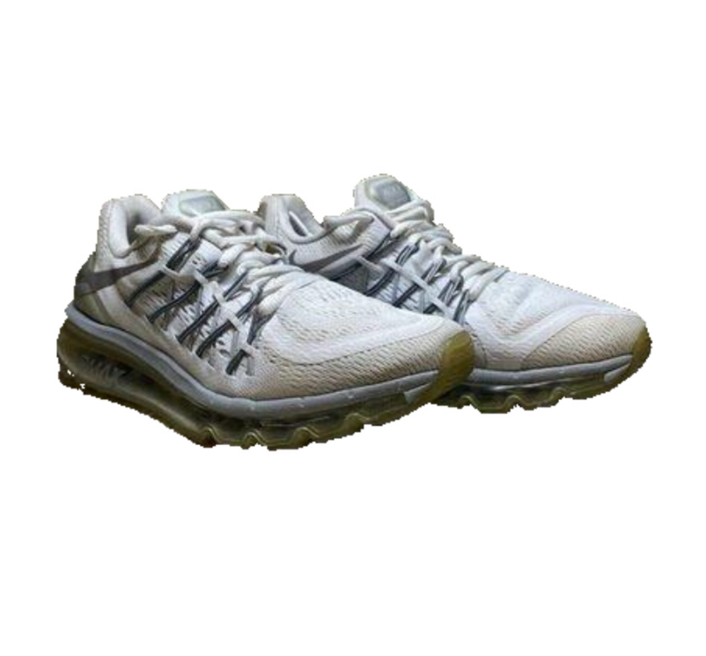 Nike Air Max 2015 White Silver Pure Platinum Shoes women’s 8
